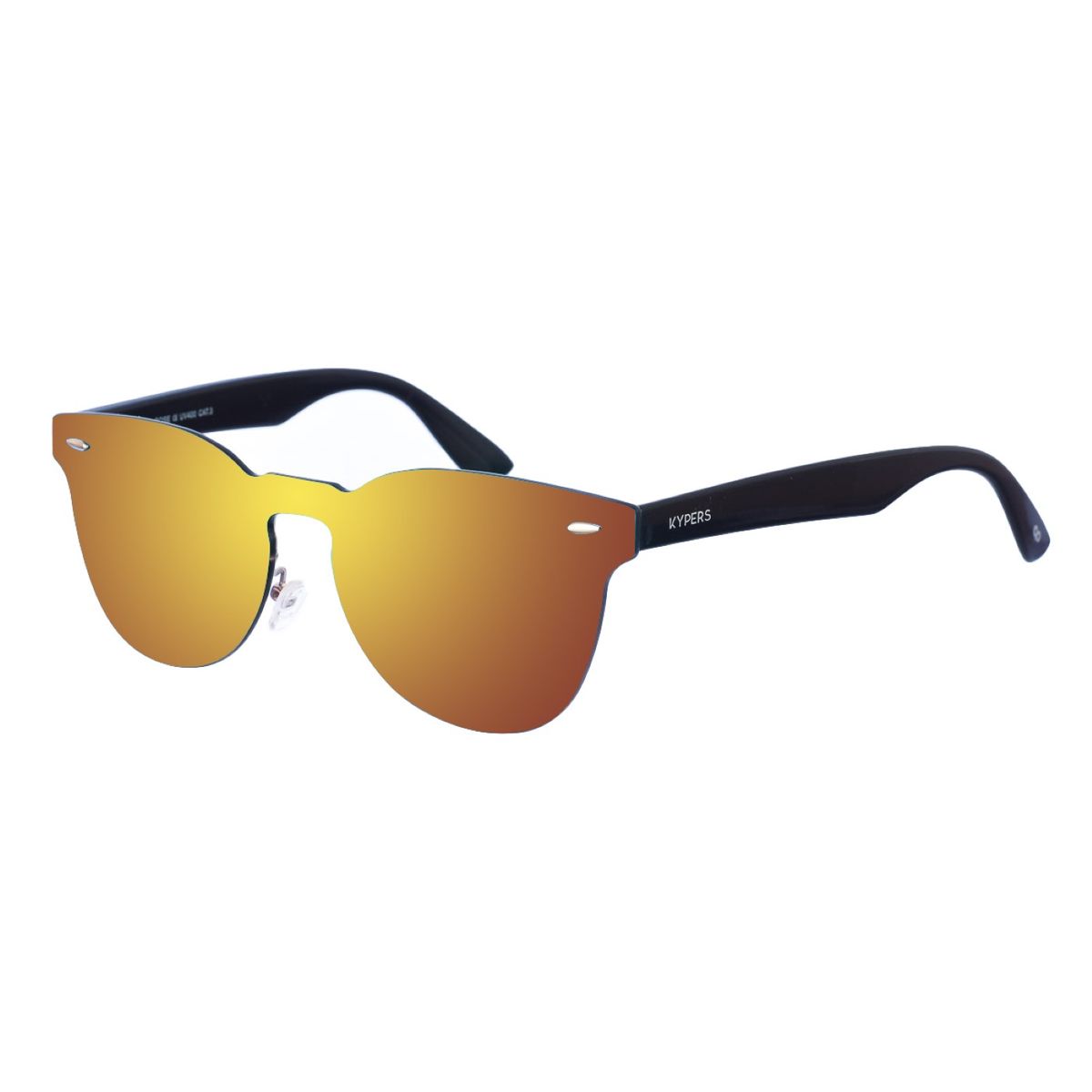 Minimalistische ovale Sonnenbrille im Randlos-Stil
