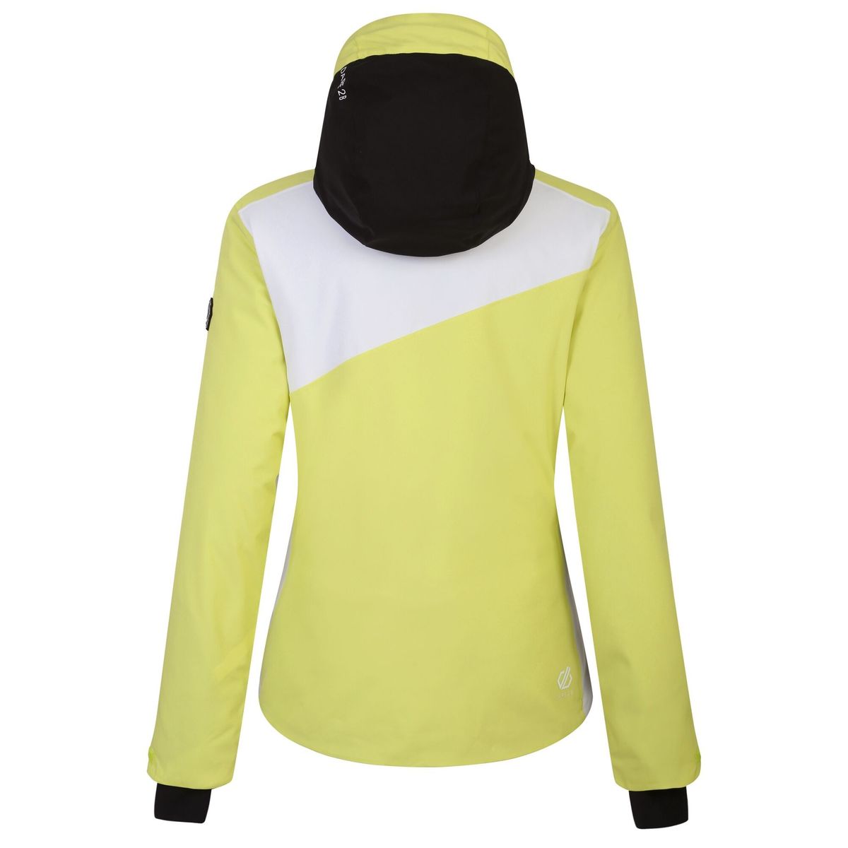 Technische Color-Block Skijacke mit Kapuze