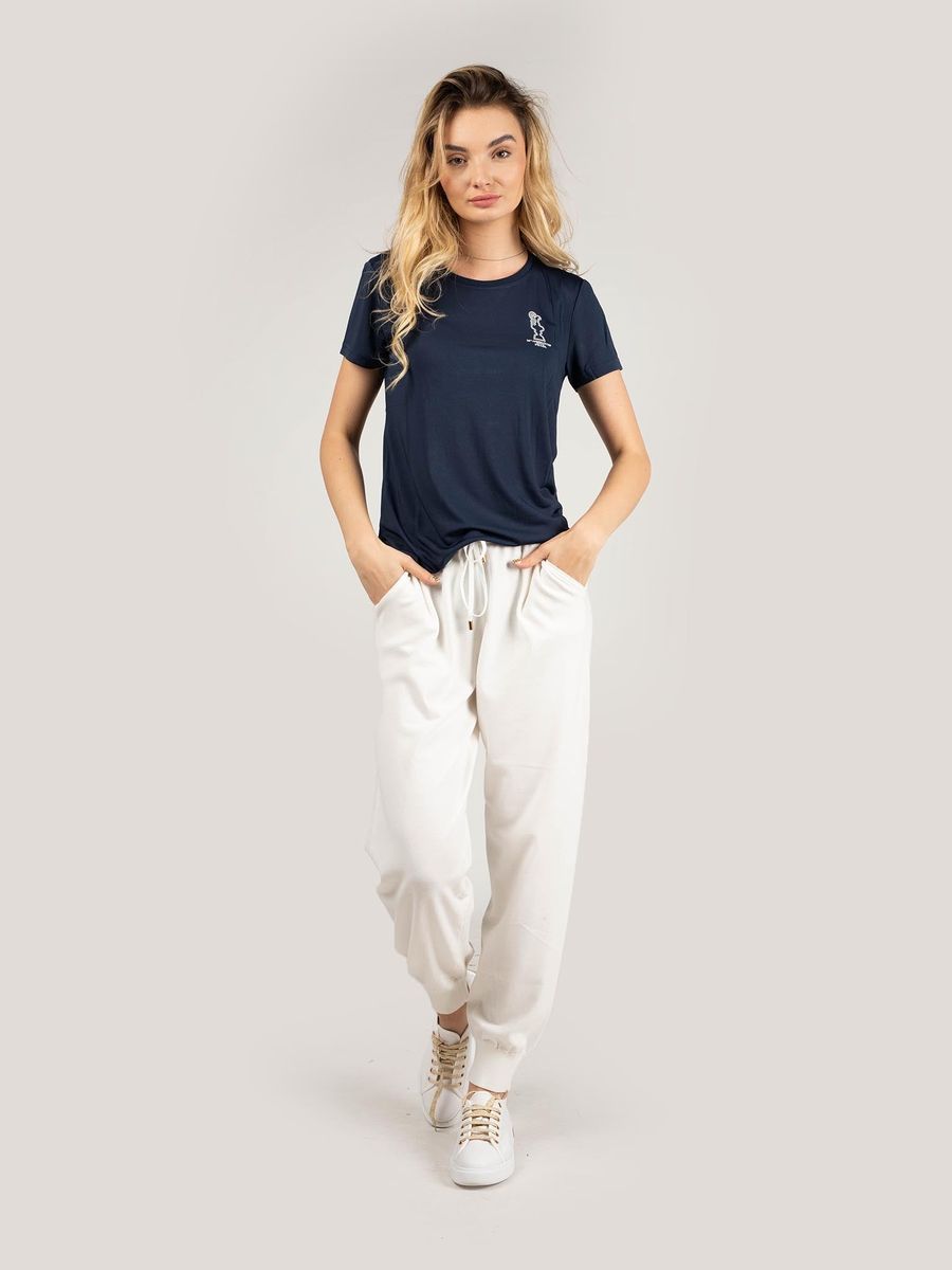 Klassisches Logo-T-Shirt mit Rundhalsausschnitt