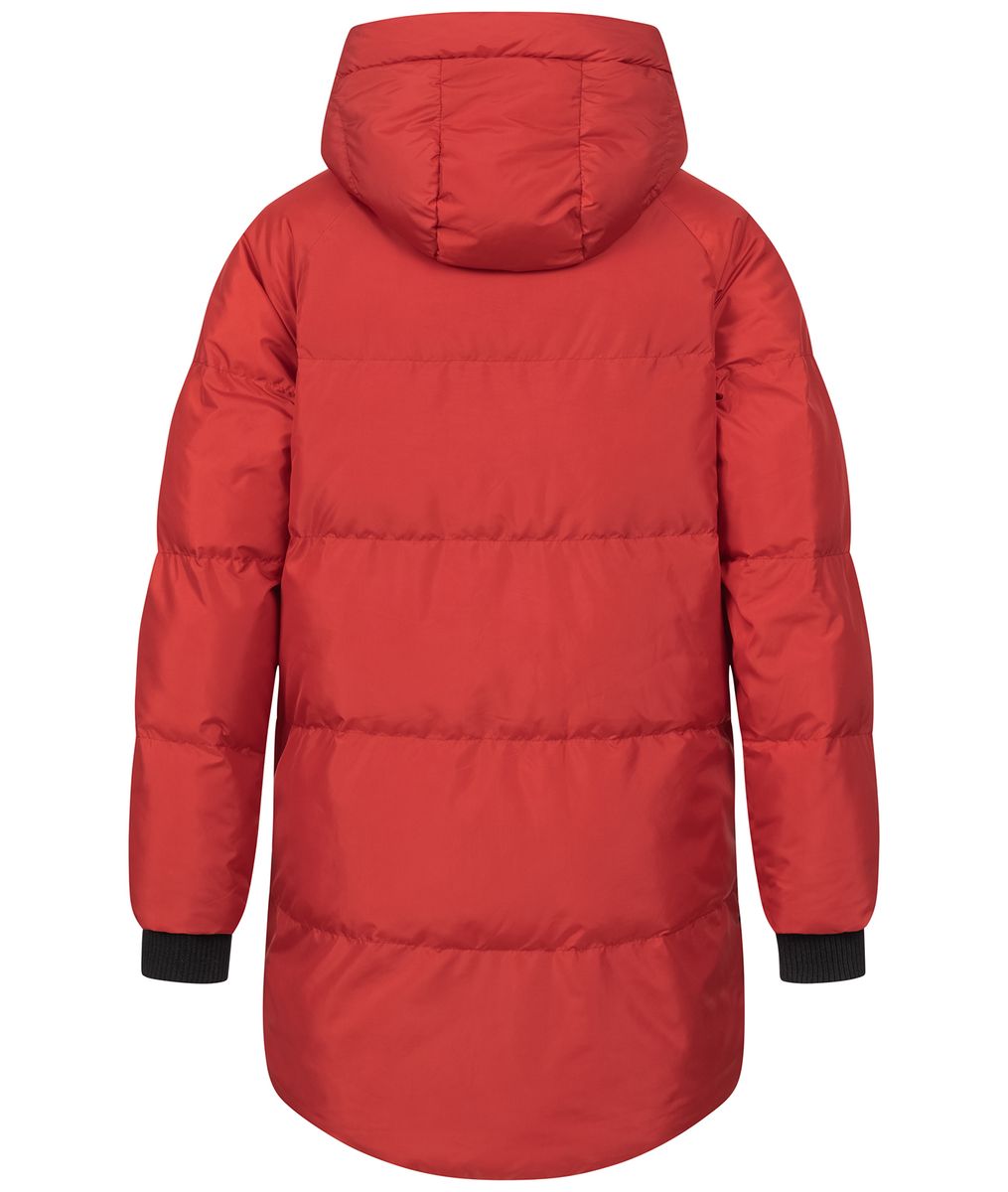 Wattierter Steppparka mit Kapuze