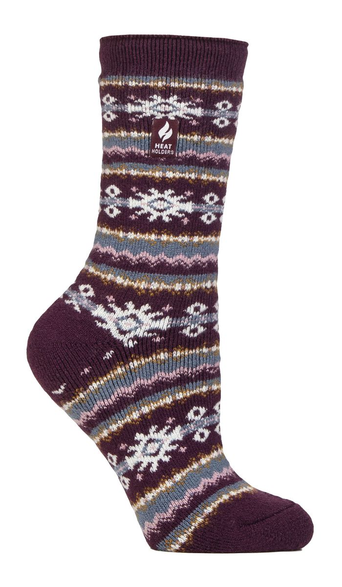 Thermosocken mit nordischem Muster