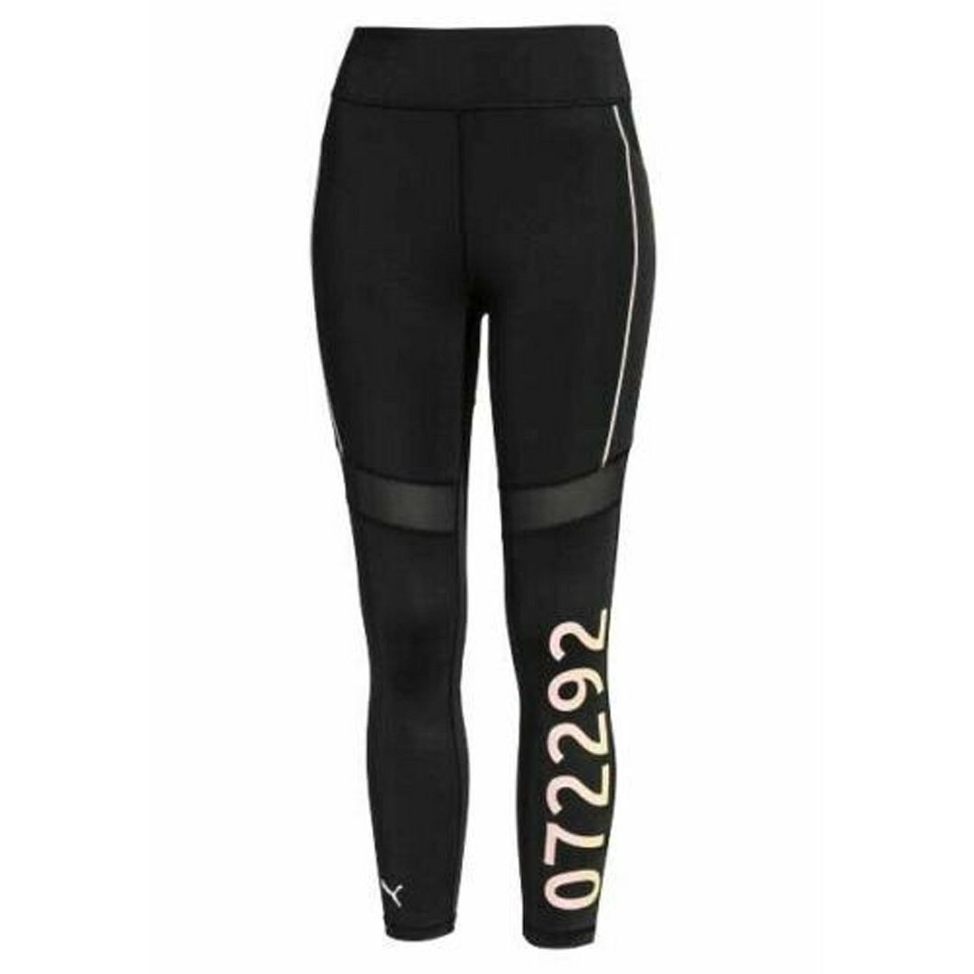 Hochtaillierte Leggings mit Mesh-Einsätzen