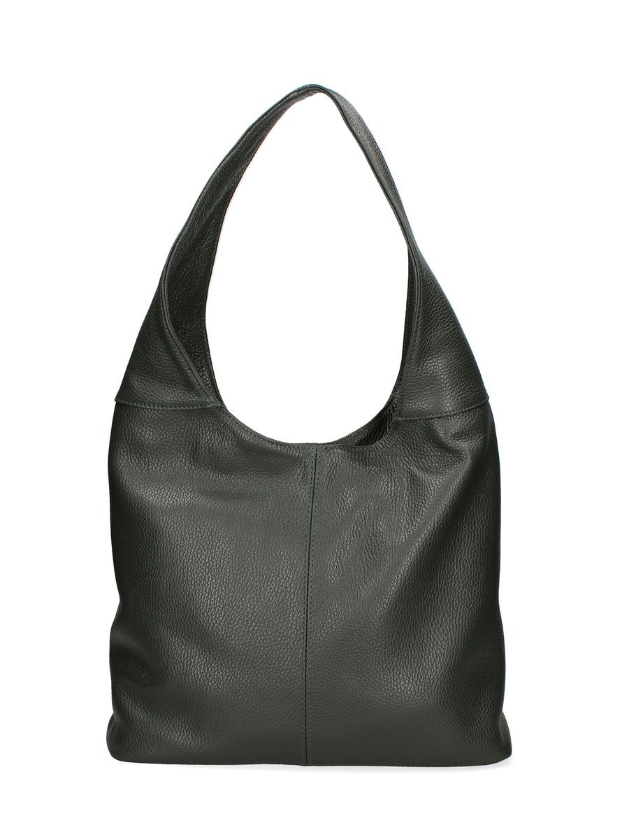 Beuteltasche aus genarbtem Leder