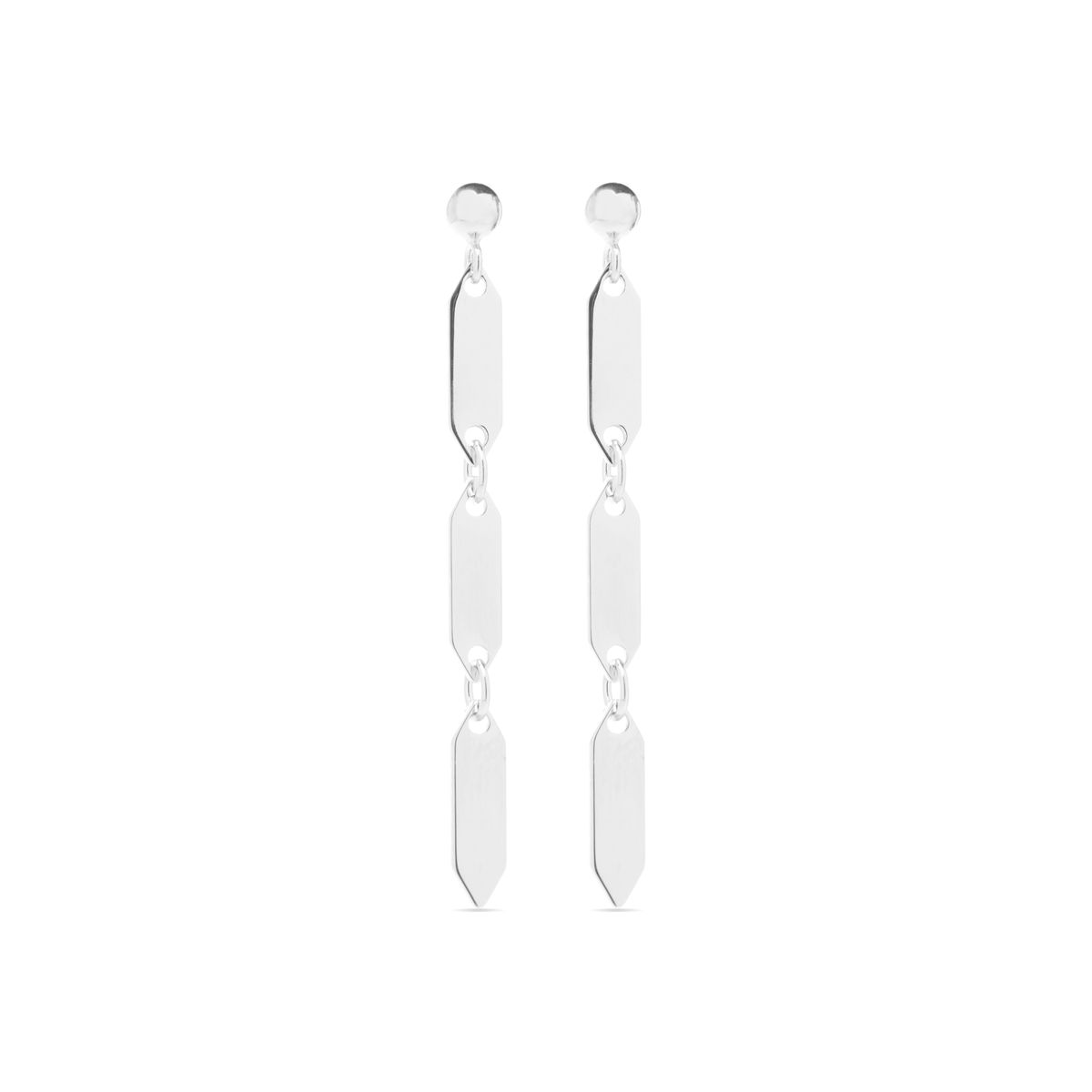 Minimalistischer Langer Geometrischer Tropfenanhänger