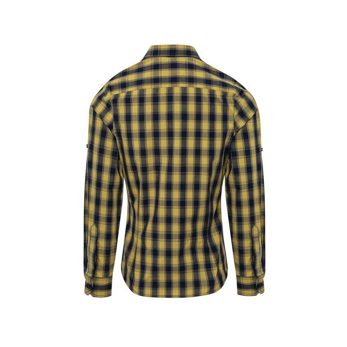 Karierte Slim Fit Baumwollbluse