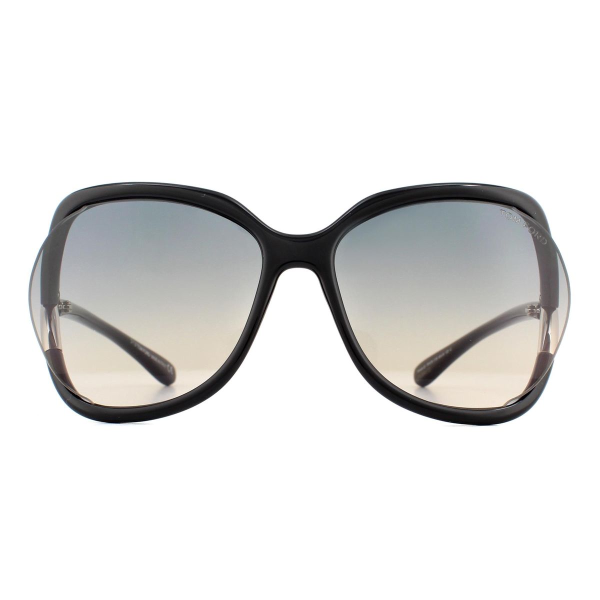 Oversize-Sonnenbrille im Karree-Design mit Cut-Outs