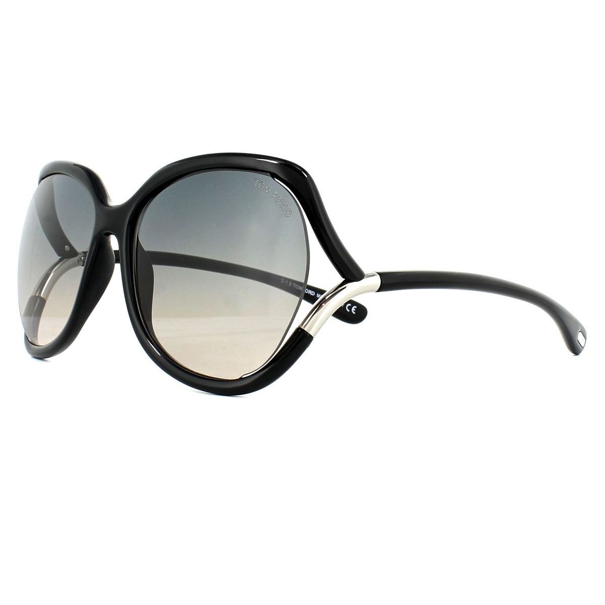 Oversize-Sonnenbrille im Karree-Design mit Cut-Outs