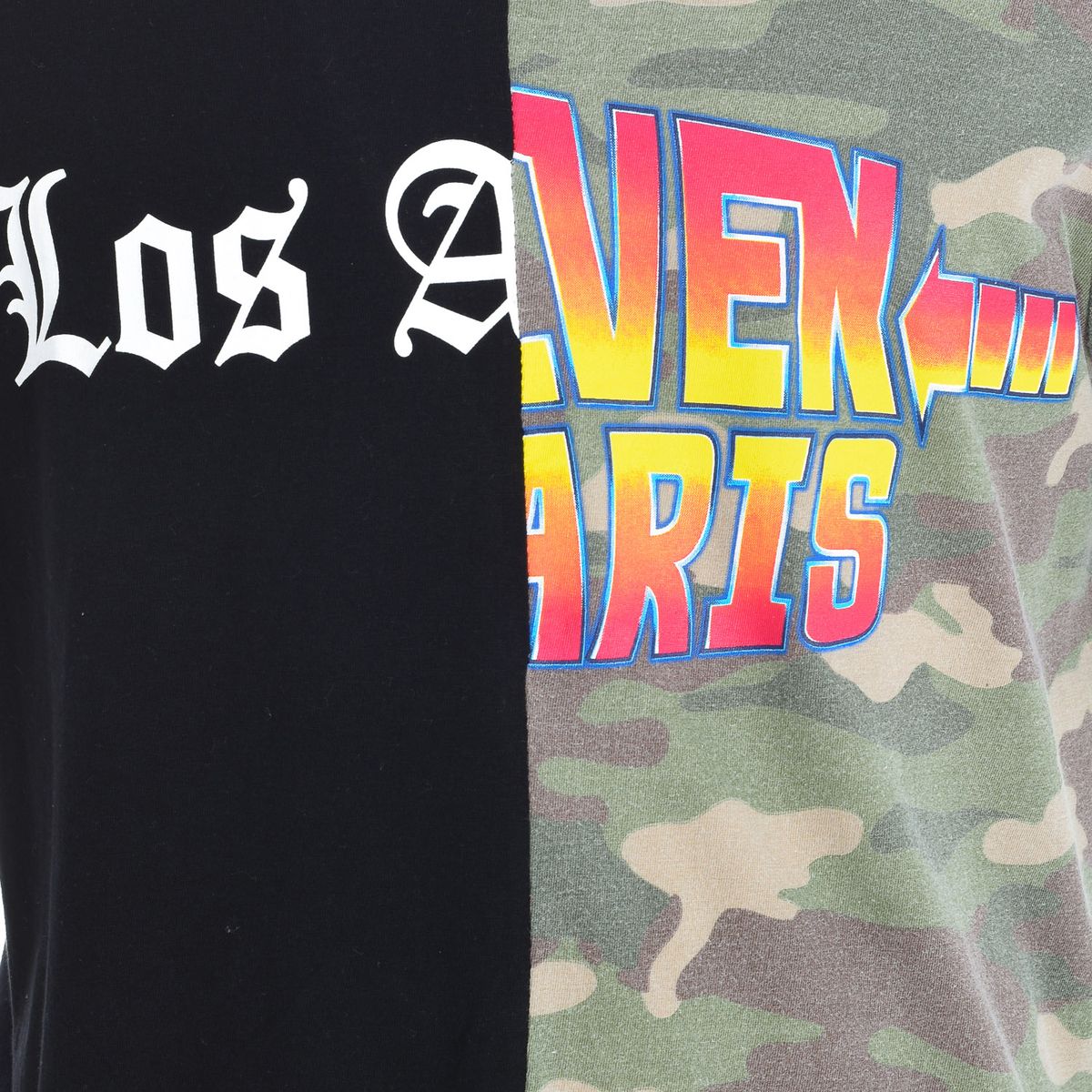 Streetwear T-Shirt im Split-Design