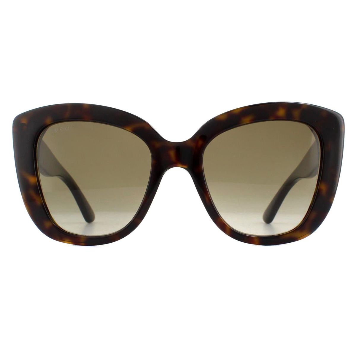 Markante Cat-Eye-Sonnenbrille mit Logo