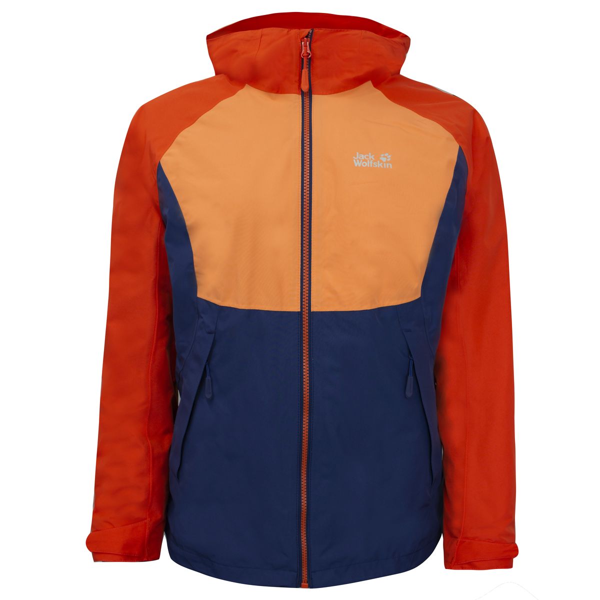 Vielseitige 3-in-1 Jacke im Color-Blocking-Design