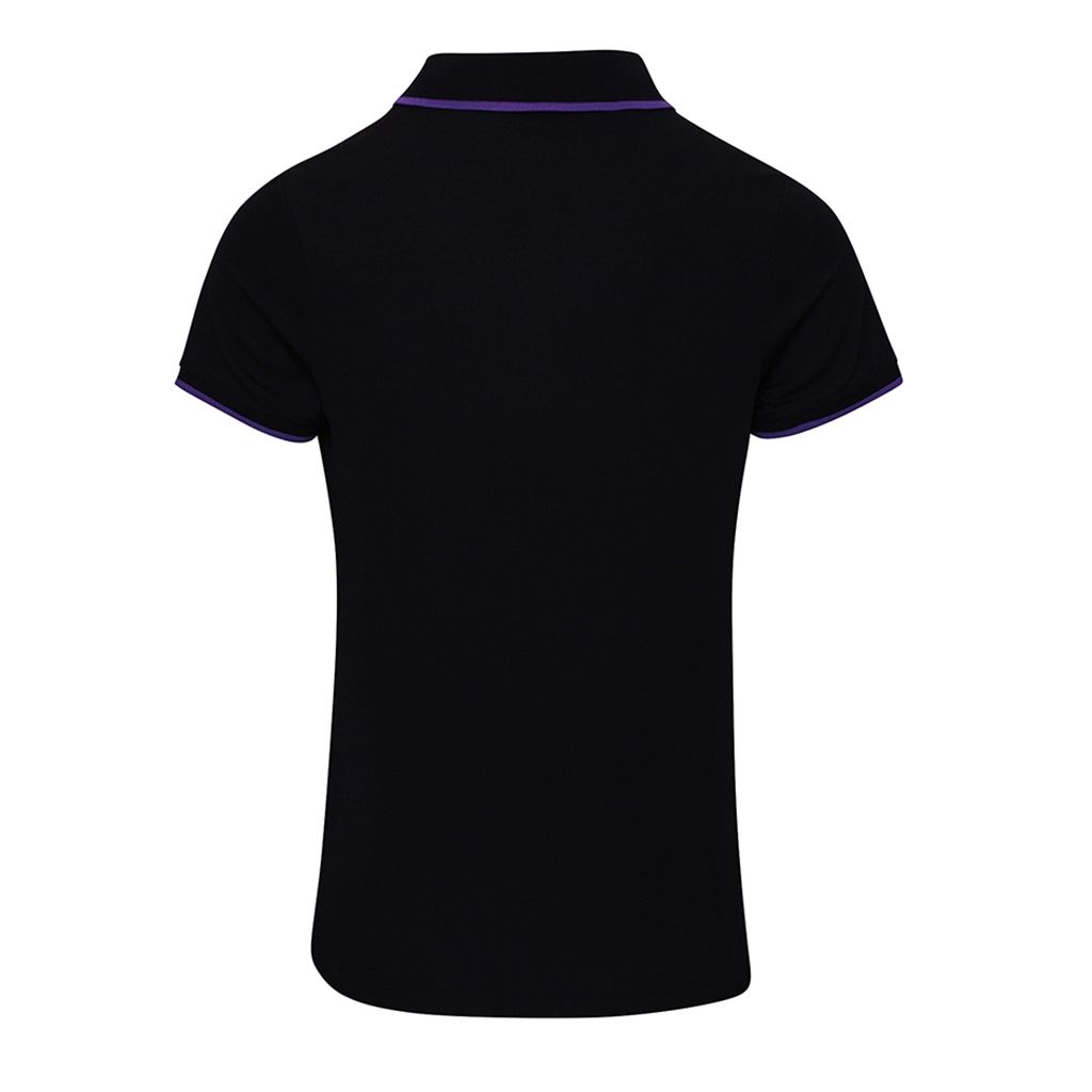 Funktions-Poloshirt mit Kontrastbesatz