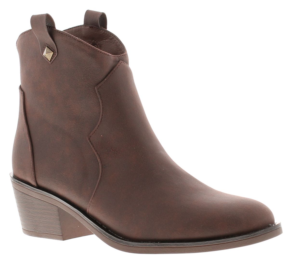 Western-Stiefeletten mit Blockabsatz