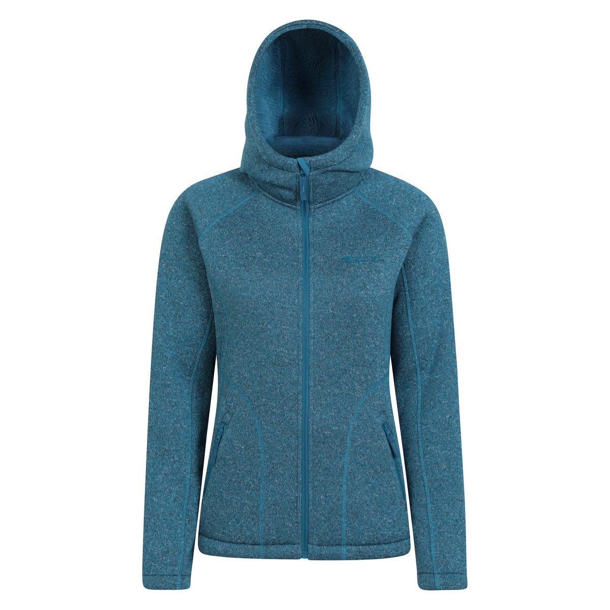 Fleece-Hoodie mit Sherpa-Futter