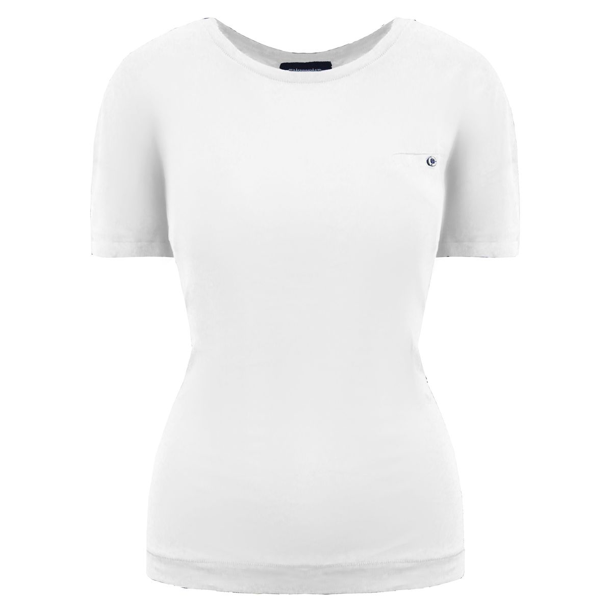 Klassisches Baumwoll-T-Shirt mit Rundhalsausschnitt
