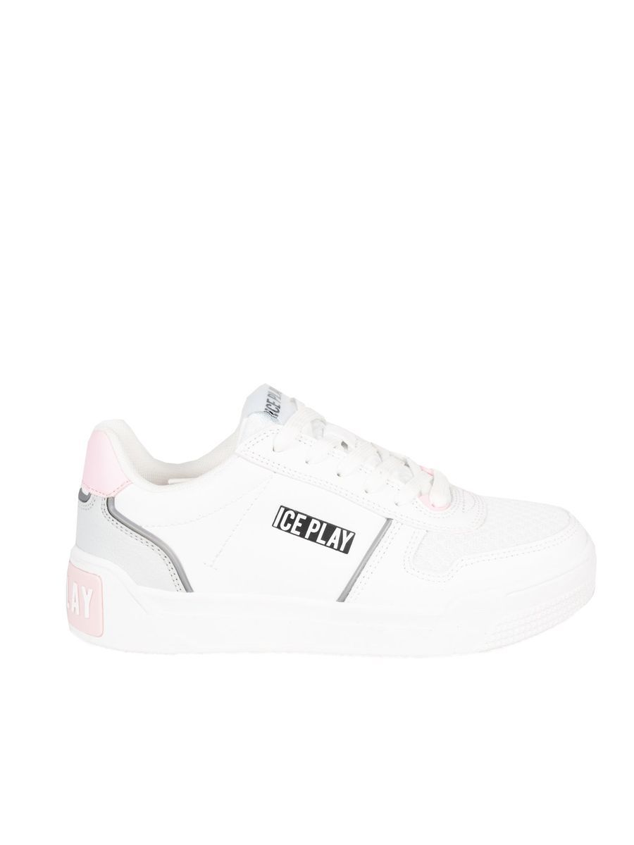 Plateau-Sneaker aus Echtleder
