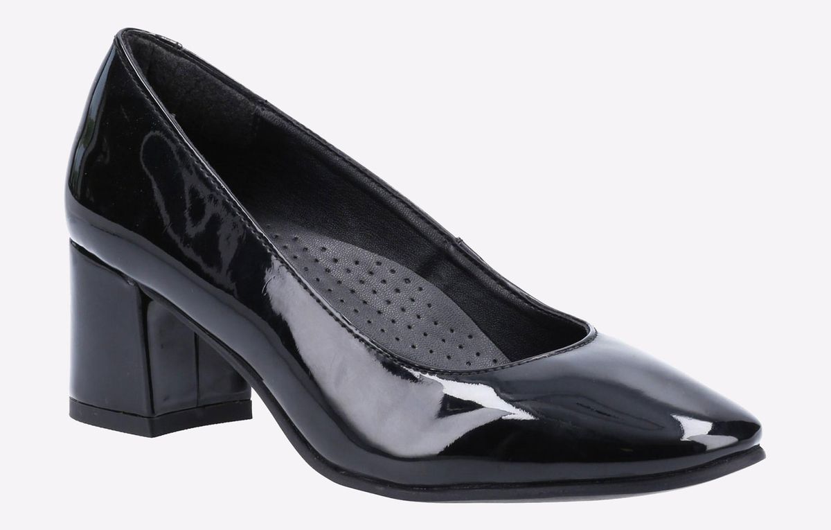 Klassische Lackleder Court Schuhe