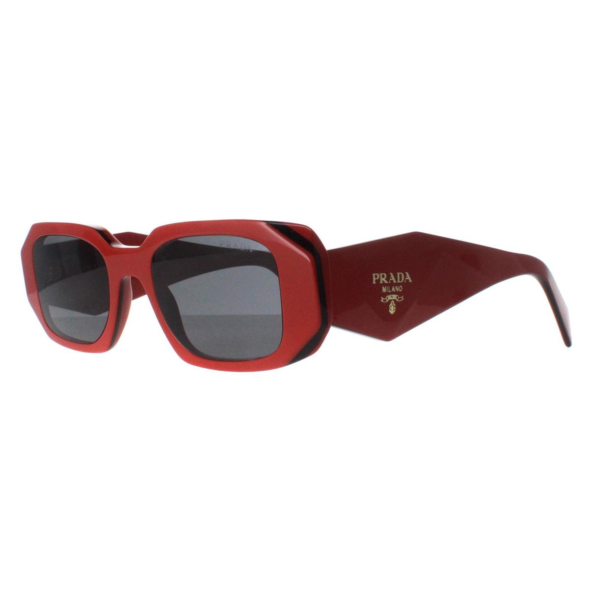 Geometrische Sonnenbrille aus Acetat
