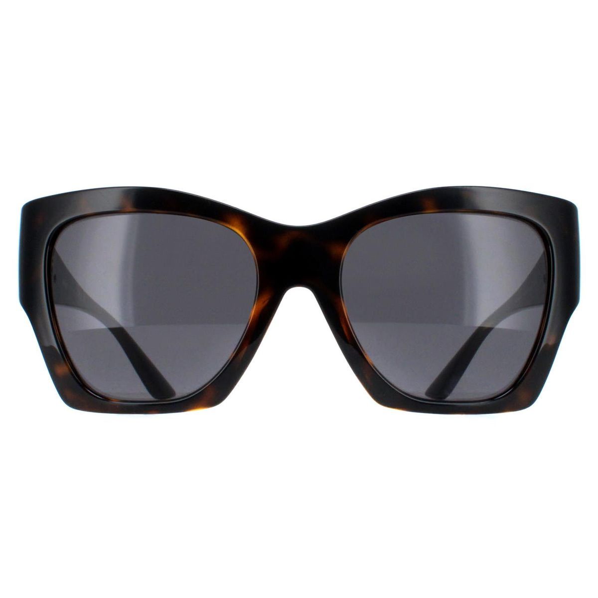 Oversized Tortoise-Sonnenbrille mit Medusa