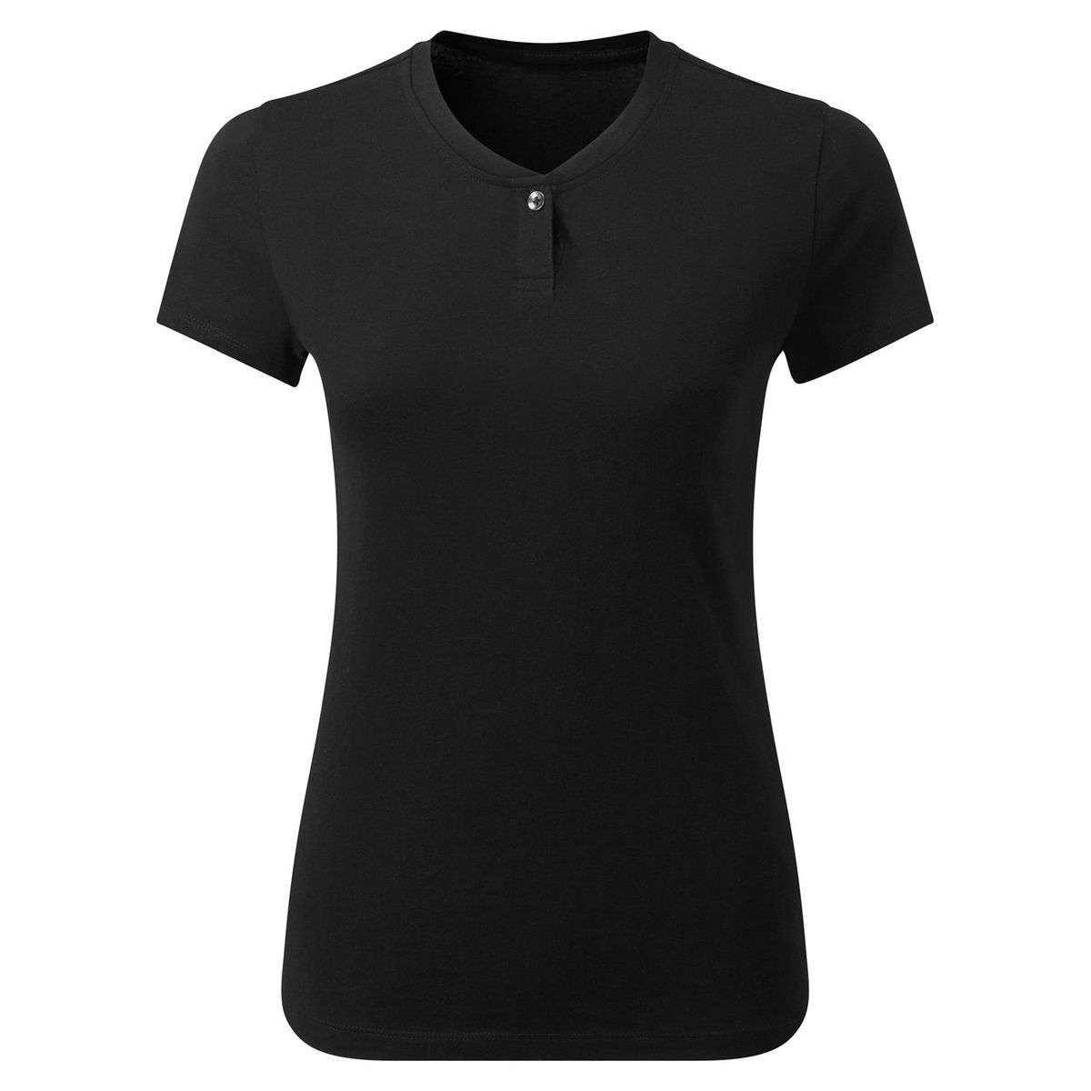 Weiches T-Shirt mit Henley-Ausschnitt