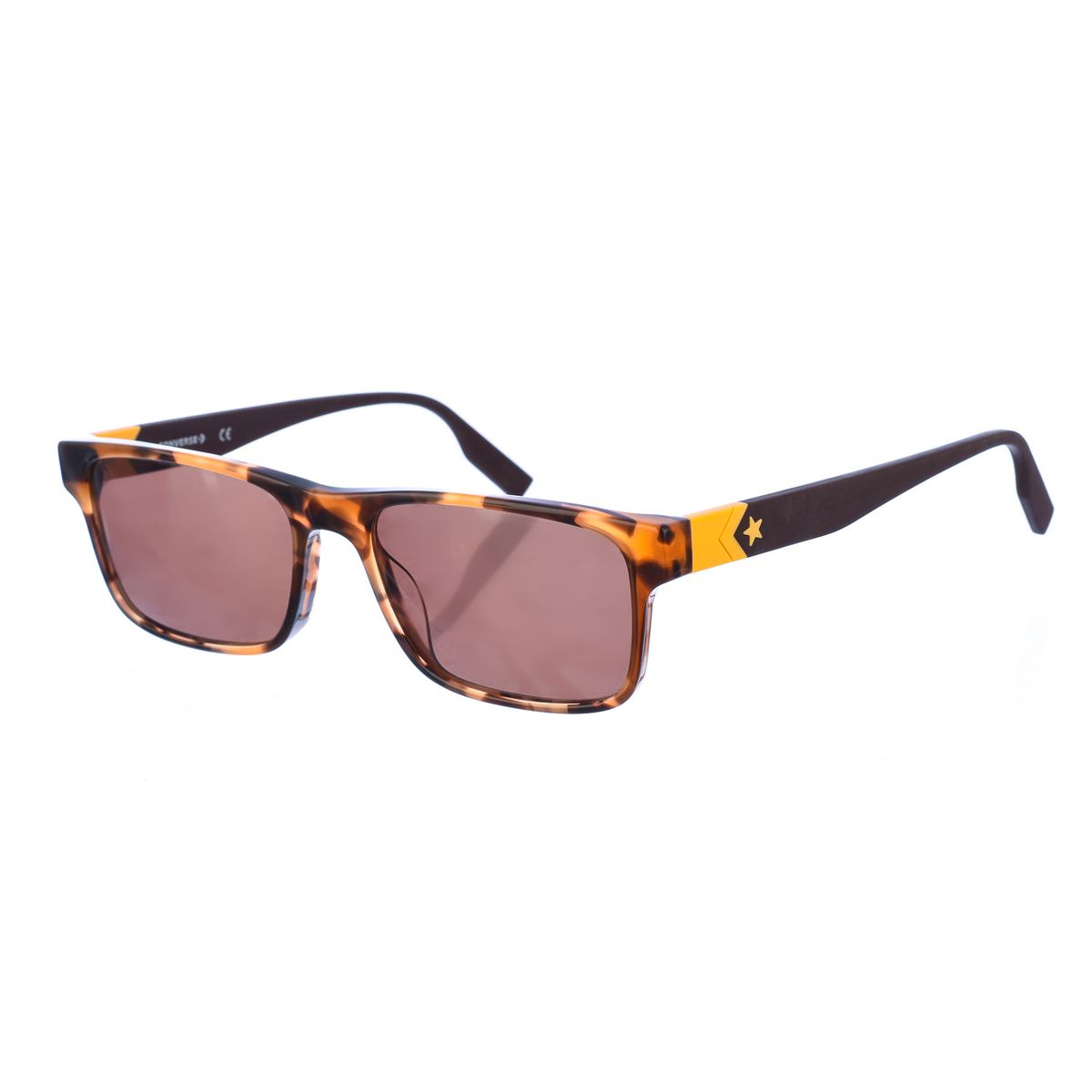 Moderne rechteckige Acetat-Sonnenbrille