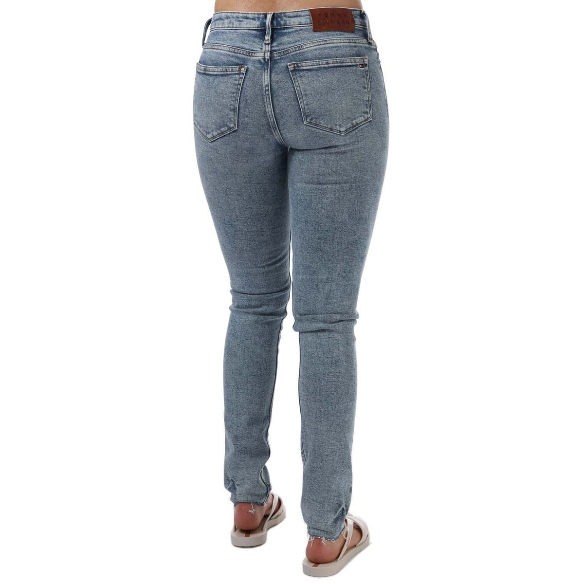Slim-Fit-Jeans mit mittlerer Leibhöhe