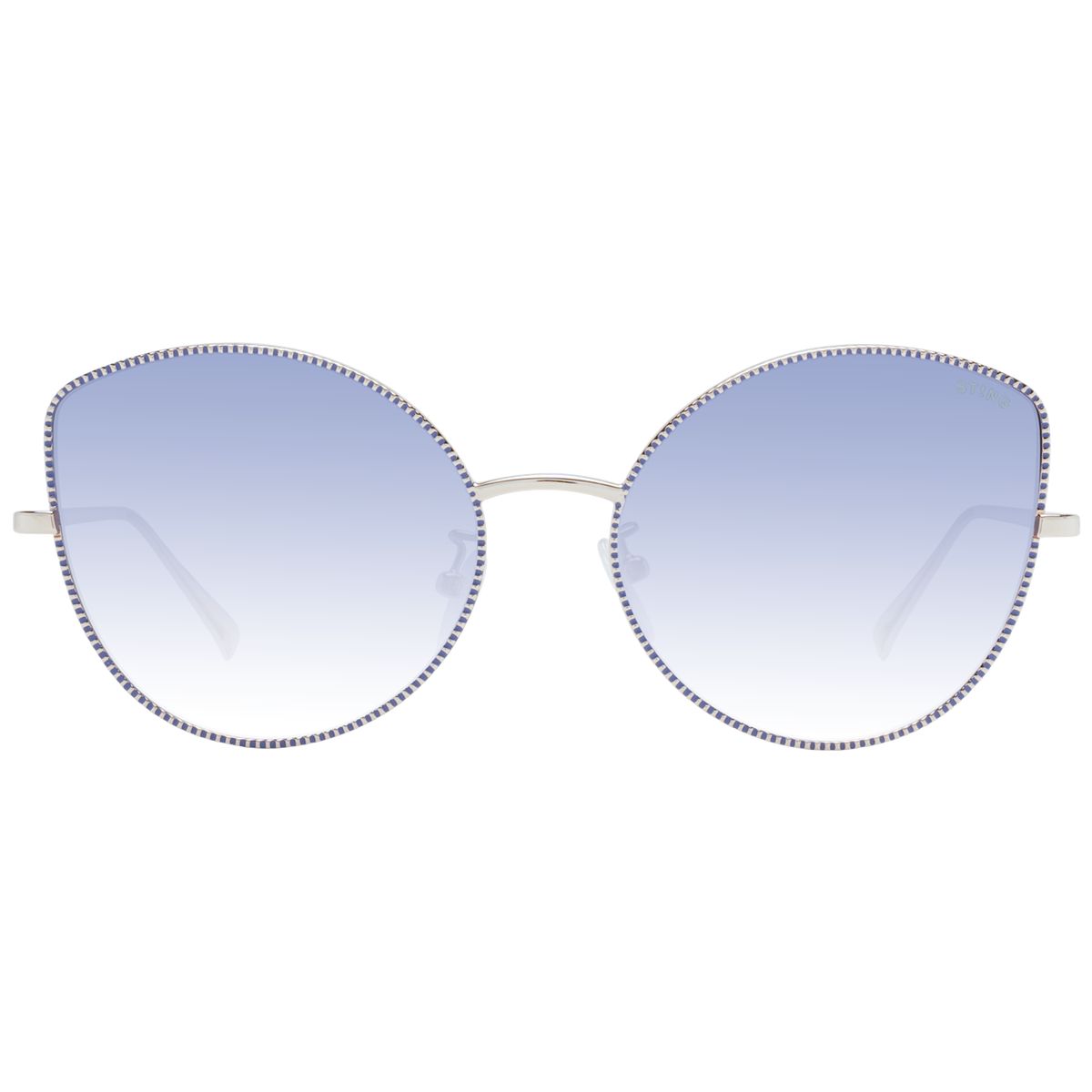 Cat-Eye-Sonnenbrille mit Strukturrand