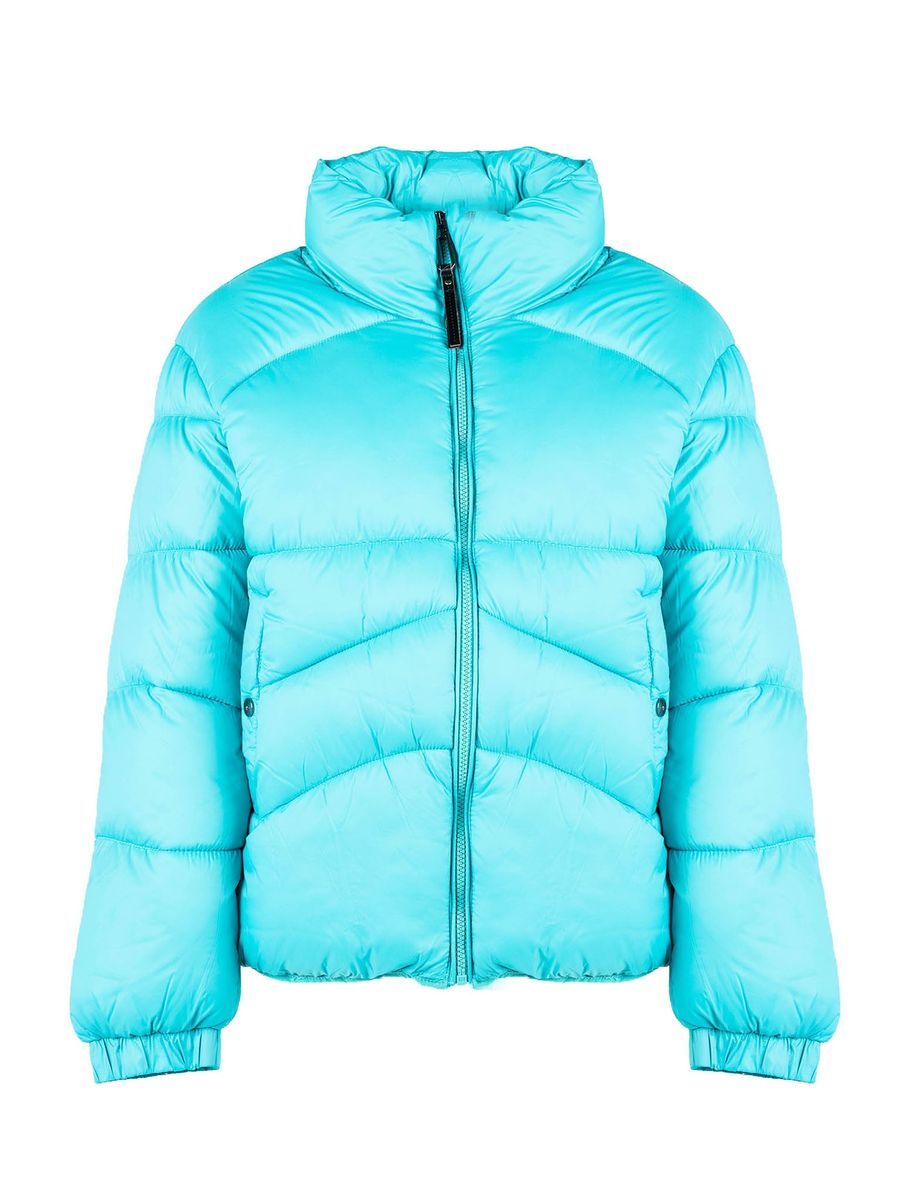 Gesteppte Steppjacke mit Stehkragen