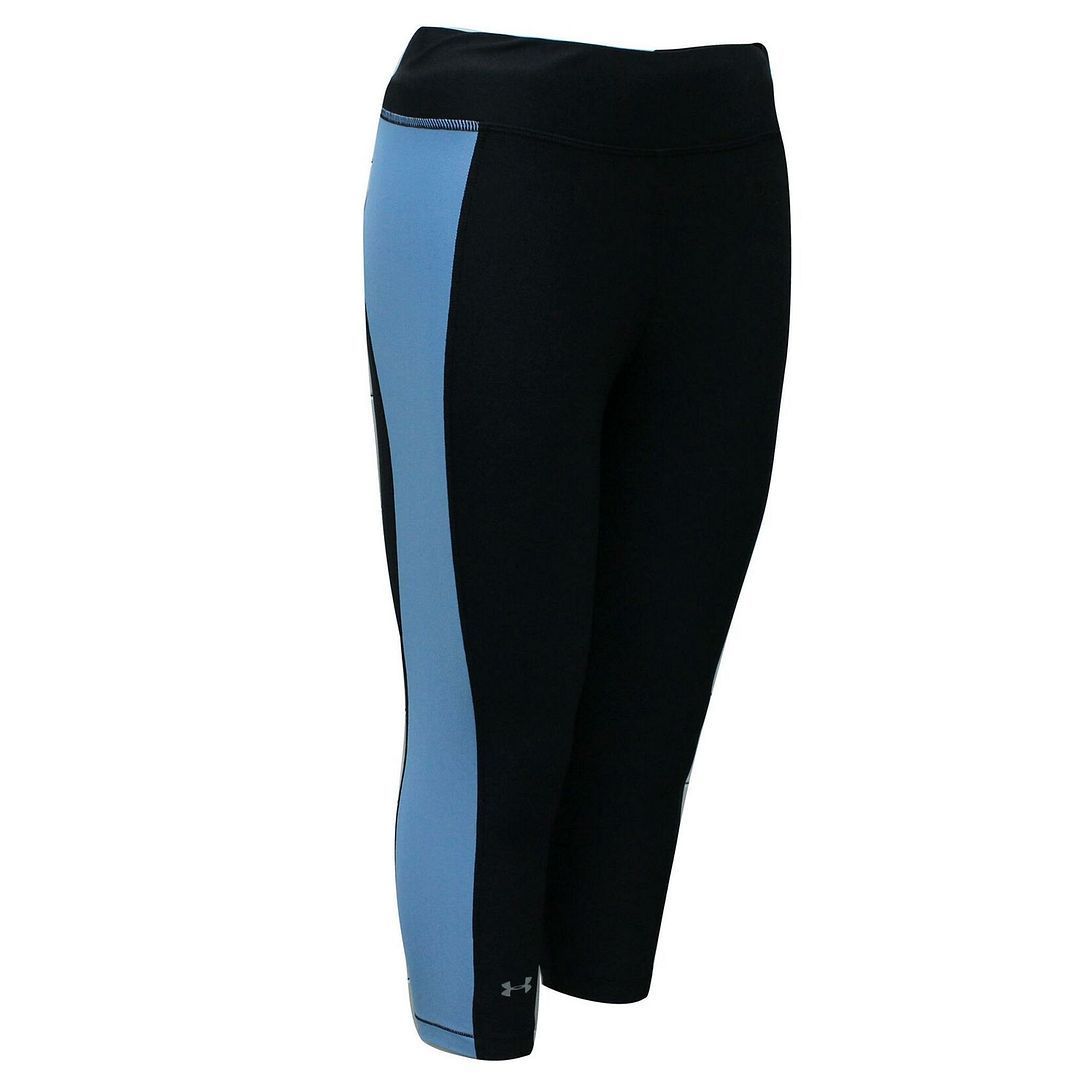Zweifarbige Performance Capri-Tights