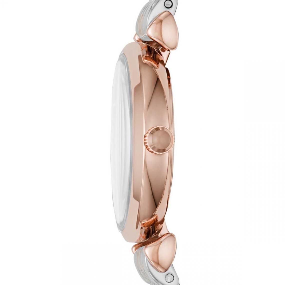 Elegante zweifarbige T-Bar Uhr