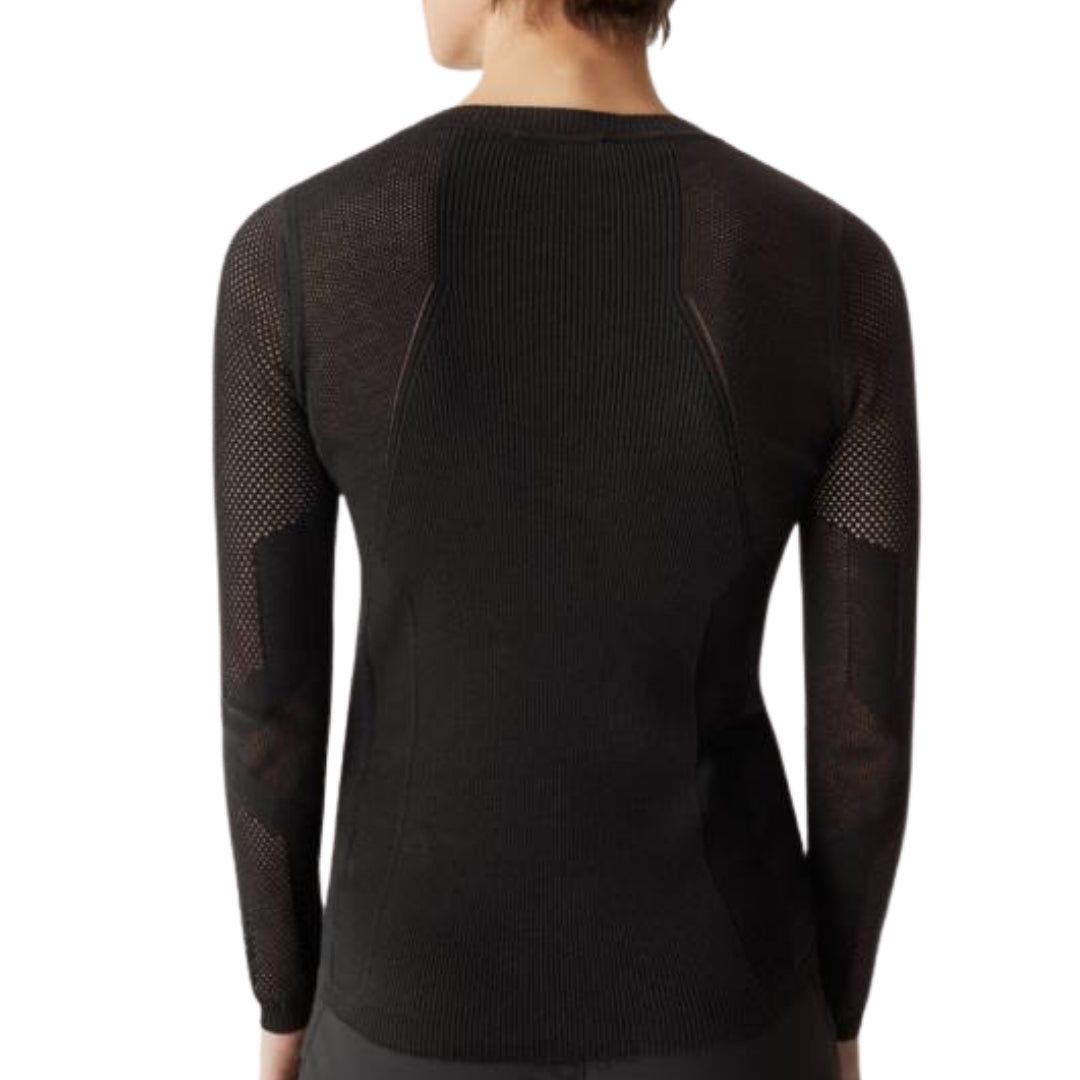 Langarmshirt mit Mesh-Einsätzen