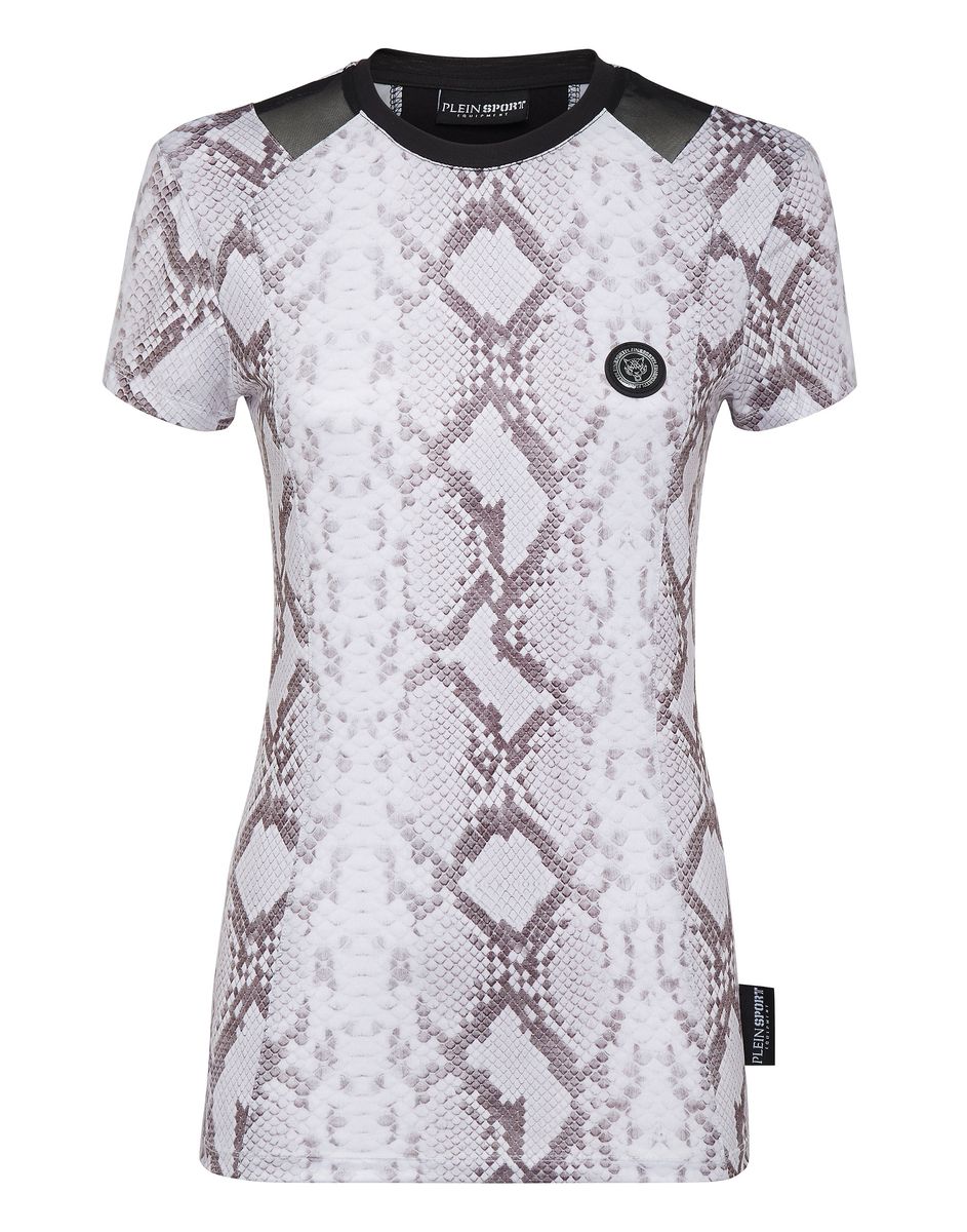 Sport-T-Shirt mit Python-Print