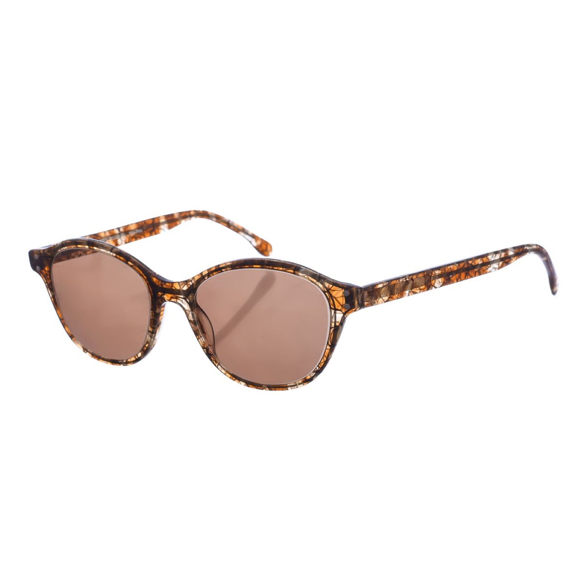 Elegante ovale Acetat-Sonnenbrille