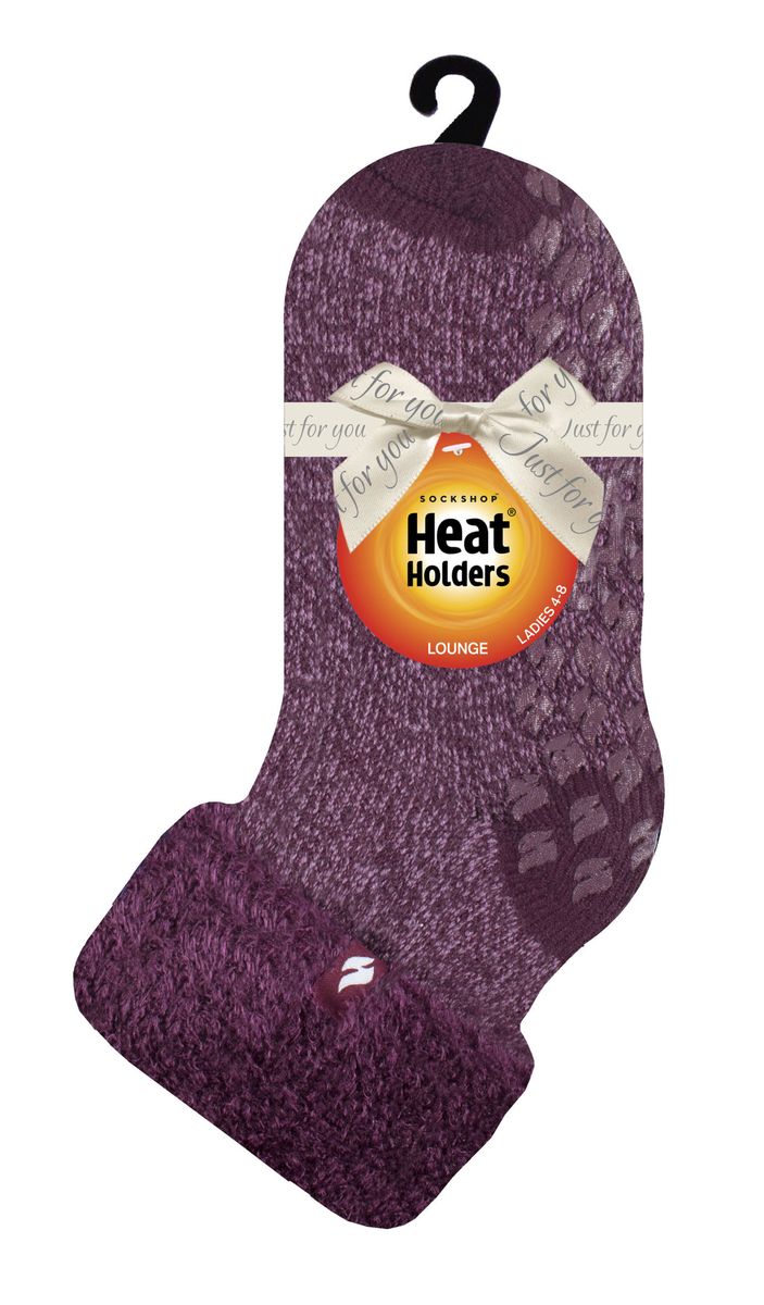 Flauschige rutschfeste Thermo-Haussocken
