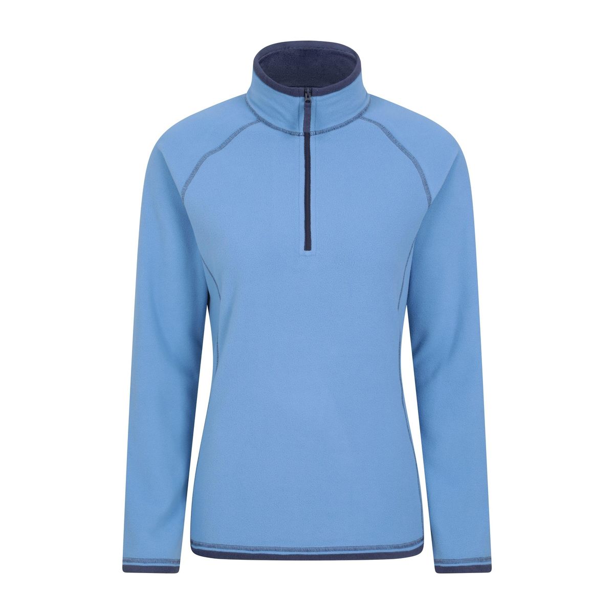 Montana Microfleece-Pullover mit halbem Reißverschluss