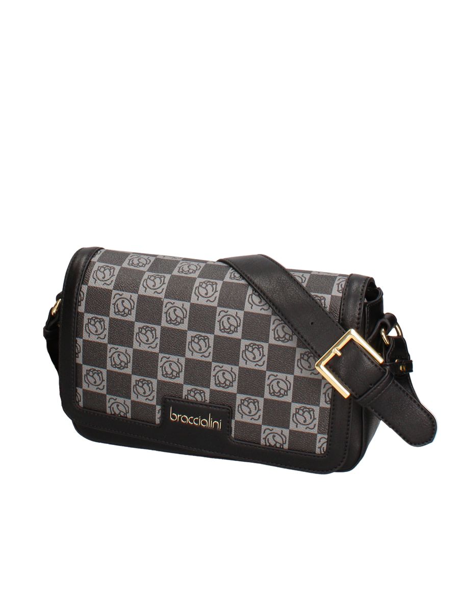 Karomuster Umhängetasche mit Monogramm