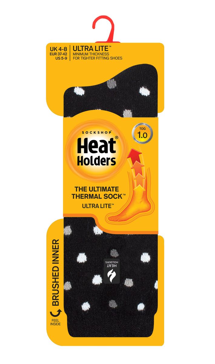 Thermosocken mit Polka-Dot-Muster
