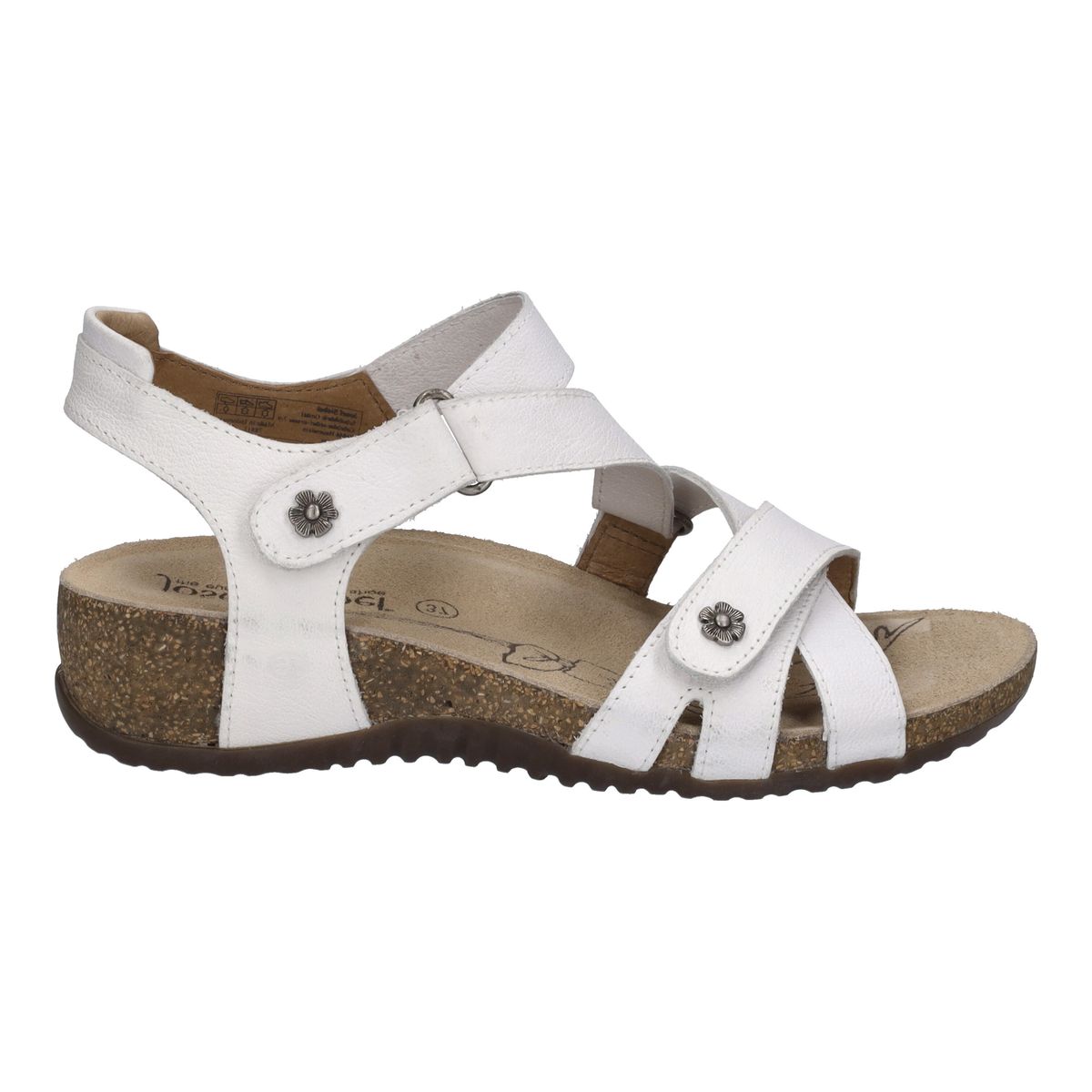 Riemchensandalen mit Keilabsatz