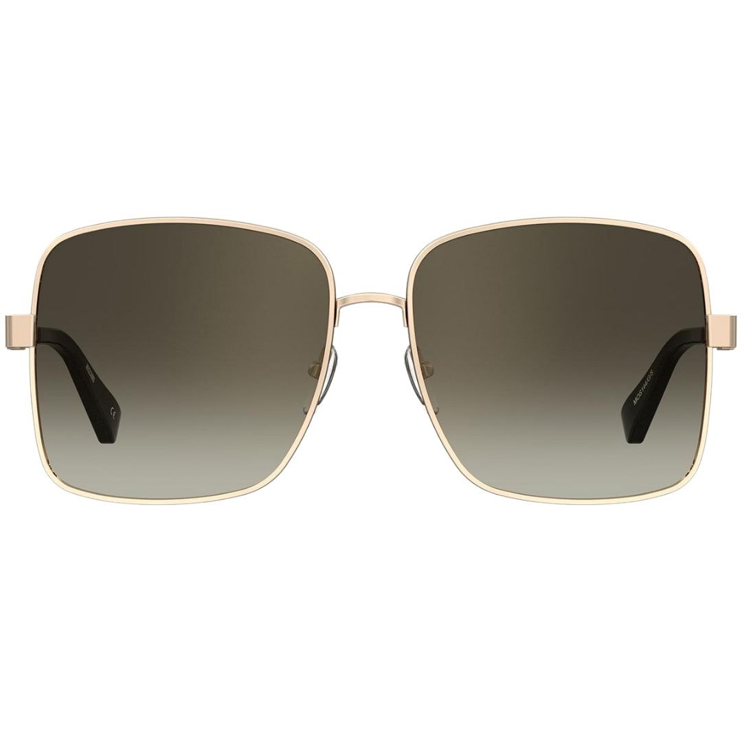 Übergroße quadratische Metall-Sonnenbrille