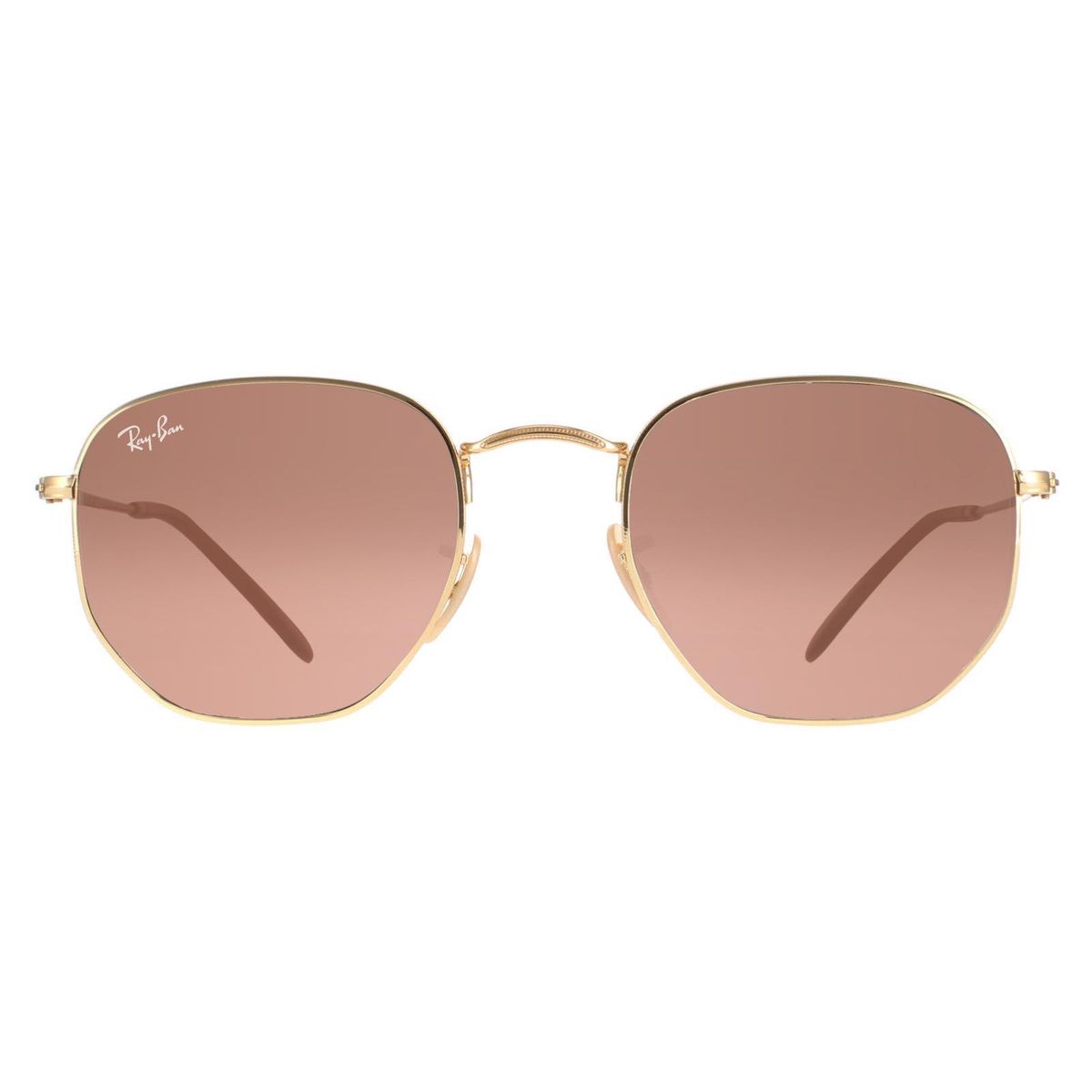 Moderne Sechseckige Flachglas Sonnenbrille
