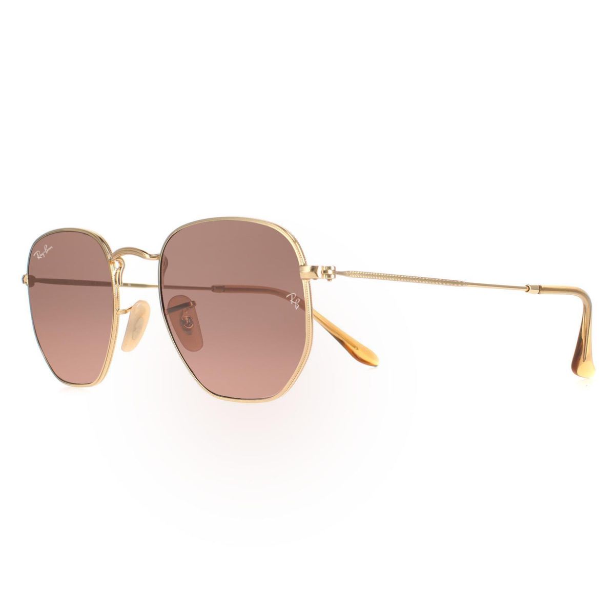 Moderne Sechseckige Flachglas Sonnenbrille