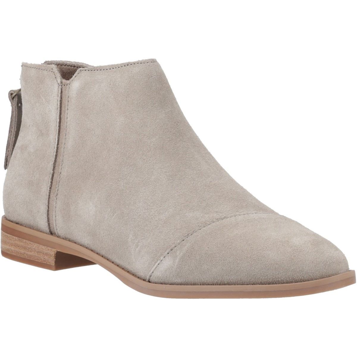 Minimalistische Stiefelette aus Veloursleder
