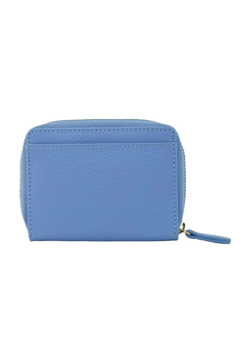Genarbter Zip-Around aus Leder