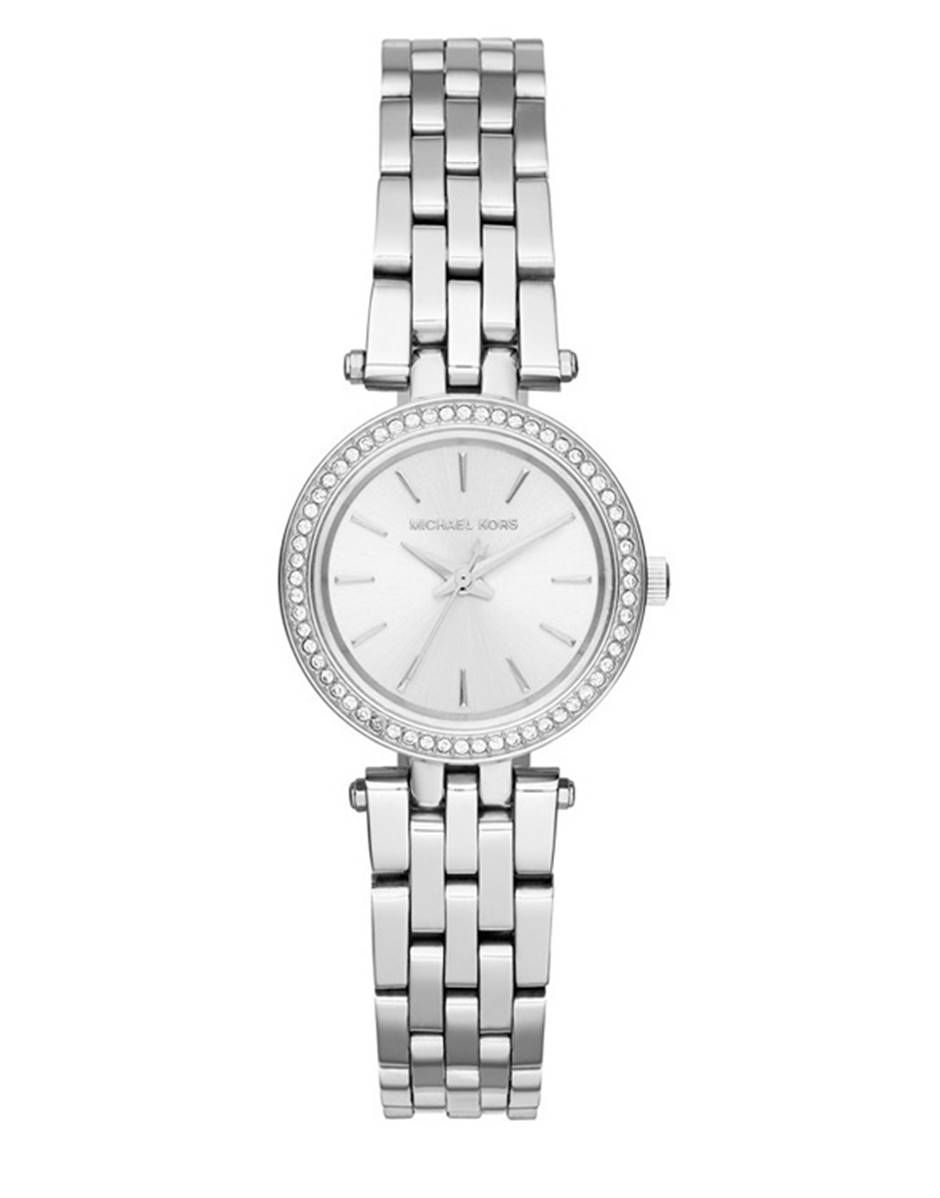 Elegante Gliederuhr mit Kristall-Lünette