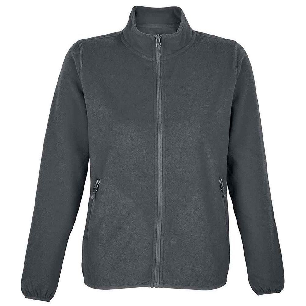 Recycelte Microfleece-Jacke mit Reißverschluss