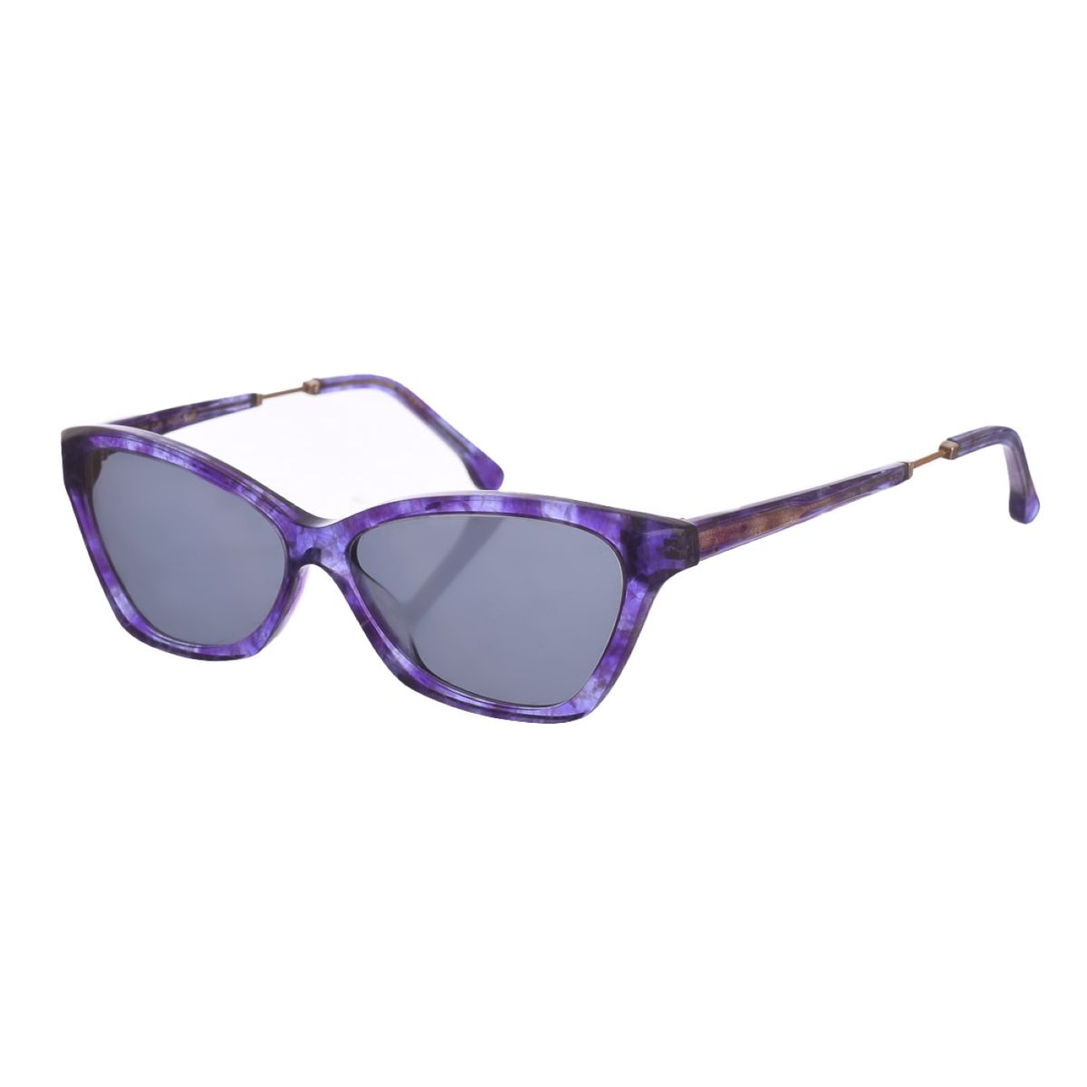 Marmorierte Cat-Eye Acetat Sonnenbrille