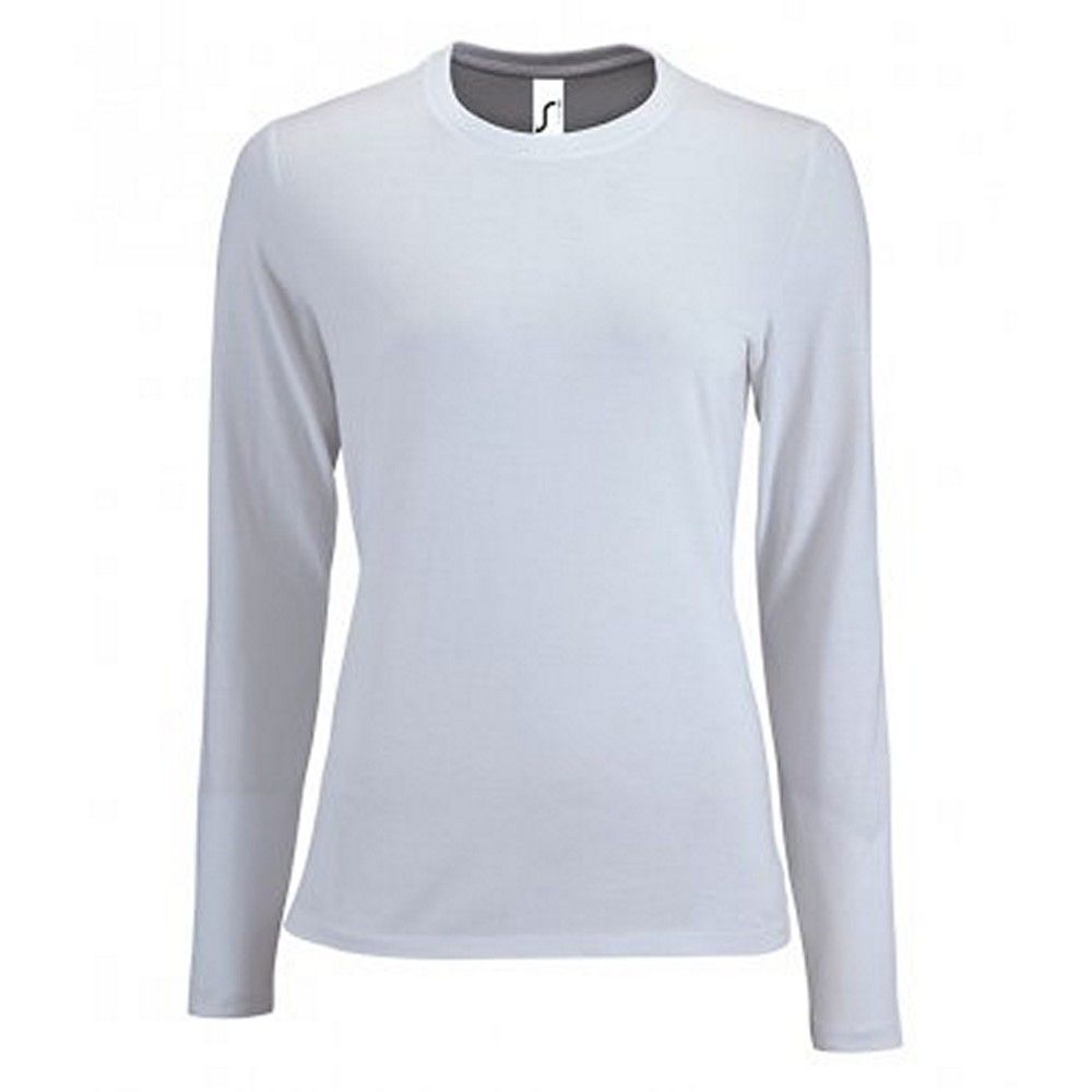 Klassisches Langarmshirt aus Baumwolle