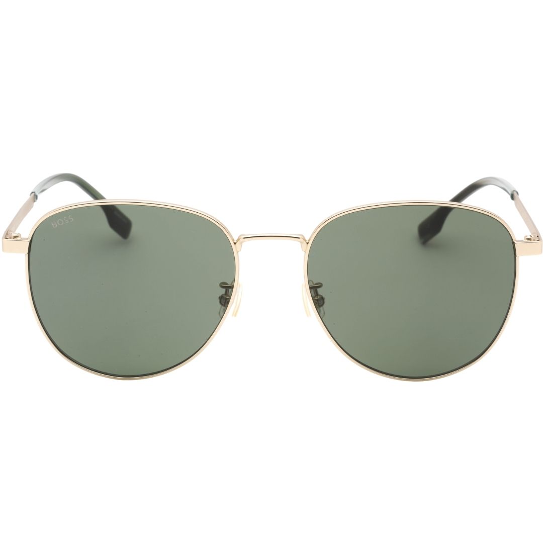 Zeitlose Metallsonnenbrille mit geometrischem Rahmen