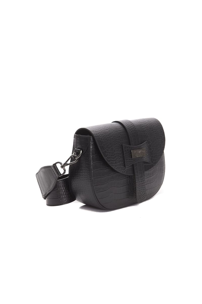 Elegante Satteltasche mit Krokoprägung