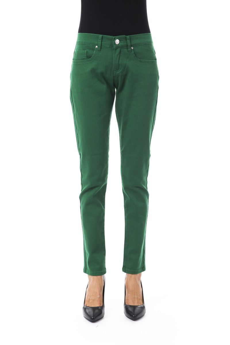 Slim-Fit Baumwolljeans im Five-Pocket-Stil