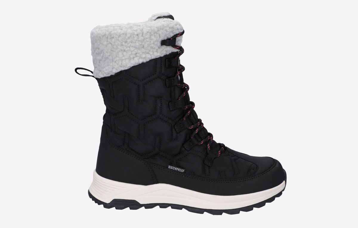 Wasserdichte gesteppte Webpelz-Stiefel